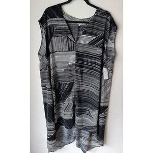 Women's Rachel Roy‎ Daydream Black/Ivory Dress Size XXL